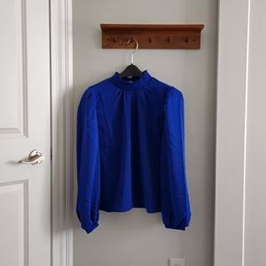 [Melloday] High Neck Blouse